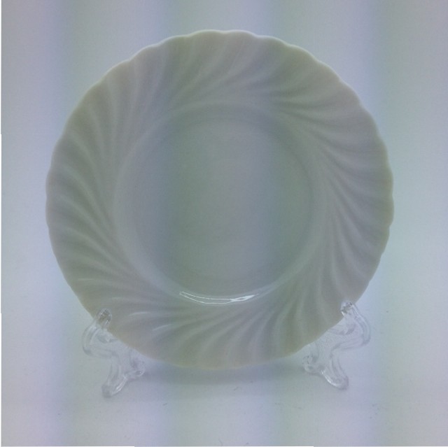 Art.22704-(Stock 1) Wellenteller weiss für Epoxy oder Münze 4 cm.