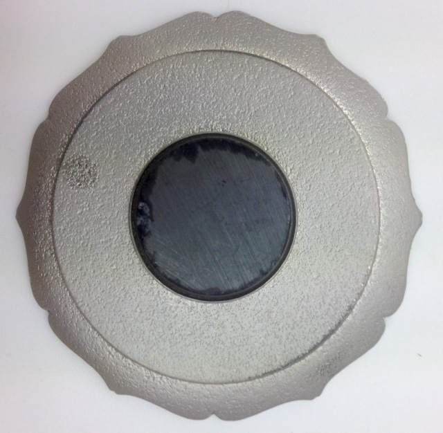 Art.43054-(Stock 1) Metalltellerchen 5,4 cm. Magnet - immagine 2